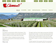 Tablet Screenshot of clementisrl.com